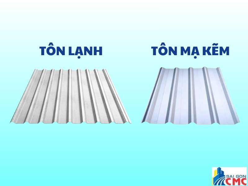 Sự khác nhau giữa tôn kẽm và tôn lạnh là gì?