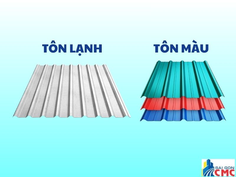 Sự khác nhau giữa tôn màu và tôn lạnh là gì?