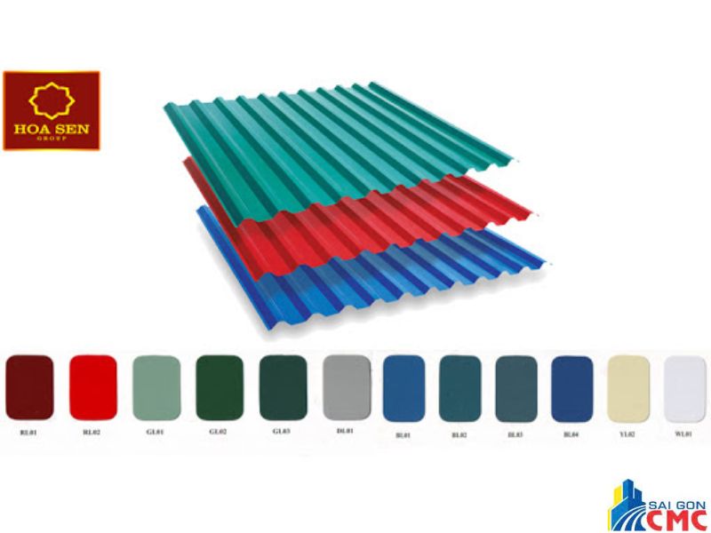 Bảng báo giá tôn mạ kẽm Hoa Sen mới nhất
