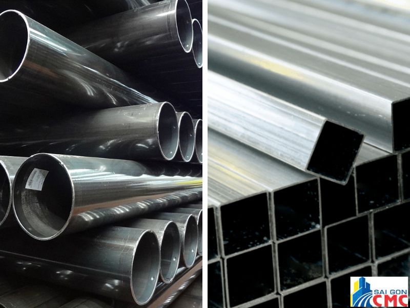 Phân loại thép xây dựng phổ biến hiện nay - Thép ống và thép hộp