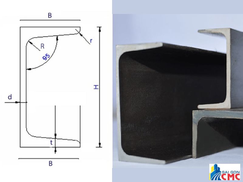 Thép hình U là gì? Ưu điểm và ứng dụng trong xây dựng hiện đại
